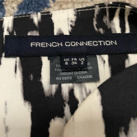 French Connection Black and White dress - Picture 5 of 16